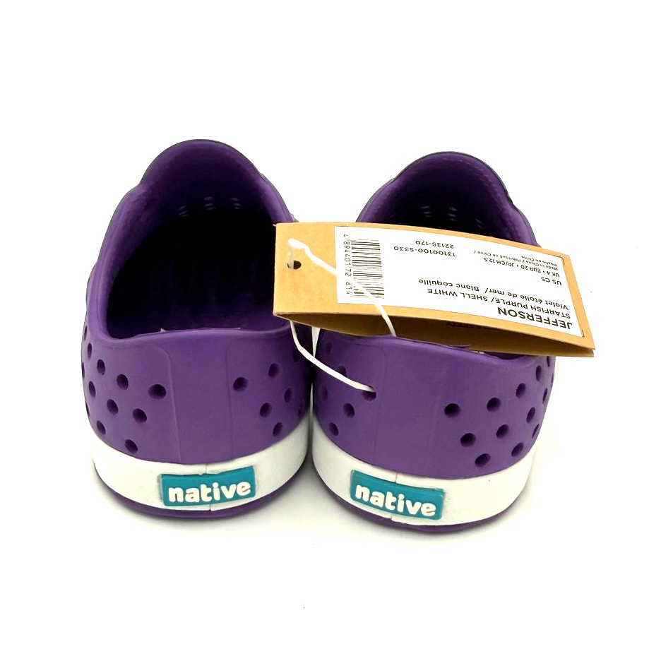 New! Native Jefferson Child Shoes - Starfish Purple - C5 (Toddler 5) — image 5 of 6